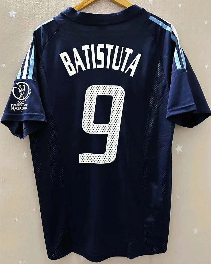 Argentina 02/03 Away Retro Shirt - BATISTUTA #9 (+Patches)