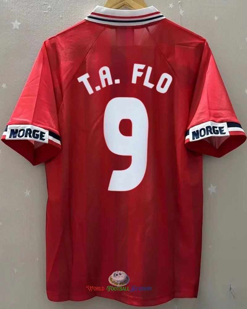 Norway 98/99 Home Retro Shirt - T.A. FLO #9