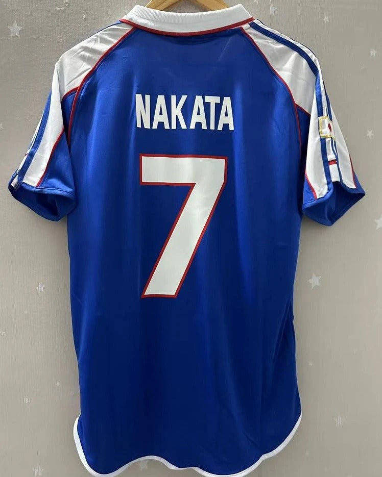 Japan 00/01 Home Retro Shirt - NAKATA #7 (+Patches)
