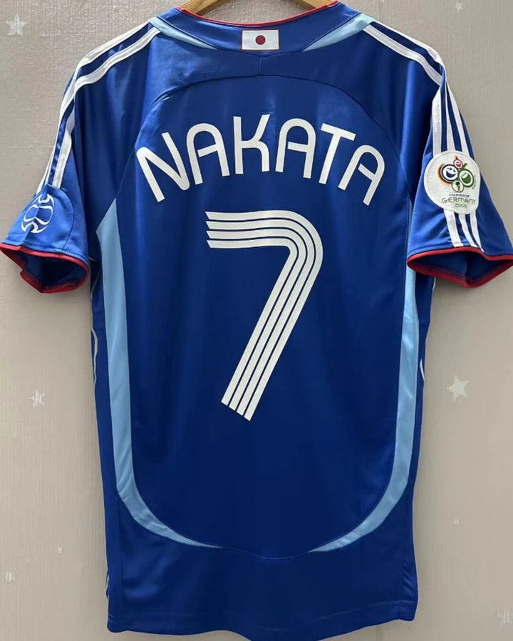 Japan 06/07 Home Retro Shirt - NAKATA #7 (+Patches)