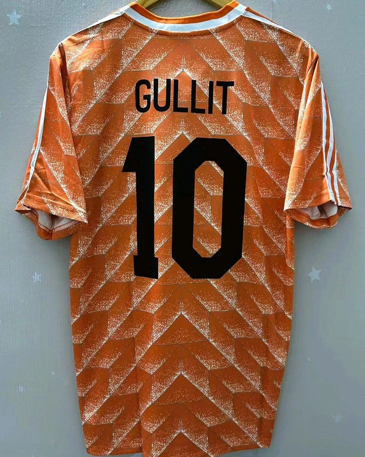 Netherlands 88/89 Home Retro Shirt - GULLIT #10
