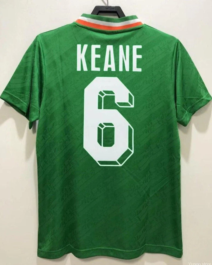 Ireland 94/95 Home Retro Shirt - KEANE #6