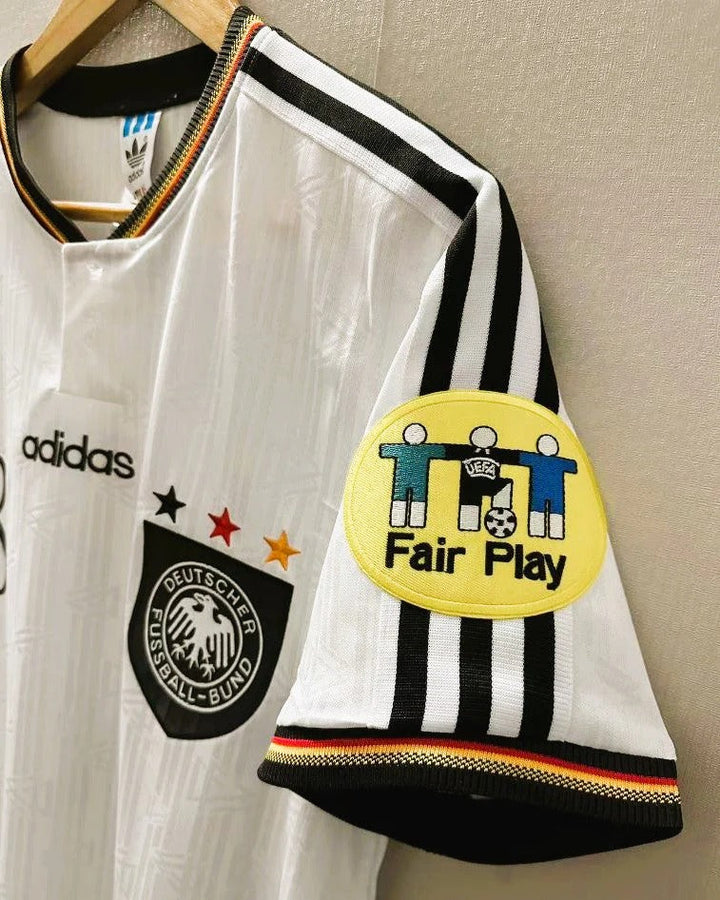 Germany 96/97 Home Retro Shirt - KLINSMANN #18 (+Patches)