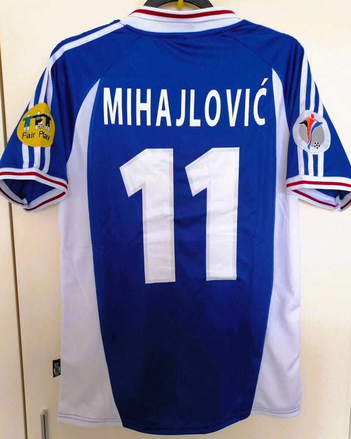 Yugoslavia 00/01 Home Retro Shirt - MIHAJLOVIC #11 (+Patches)