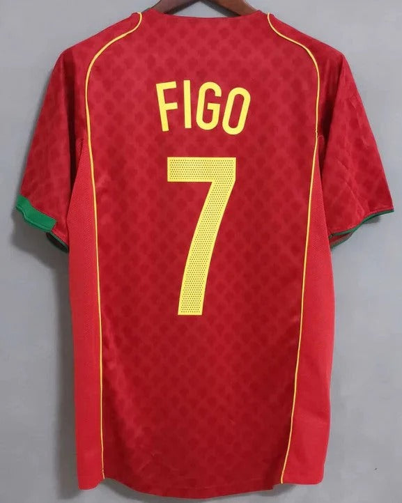 Portugal 04/05 Home Retro Shirt - FIGO #7