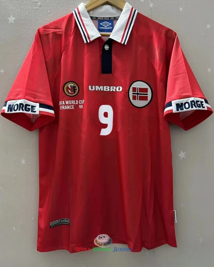 Norway 98/99 Home Retro Shirt - T.A. FLO #9