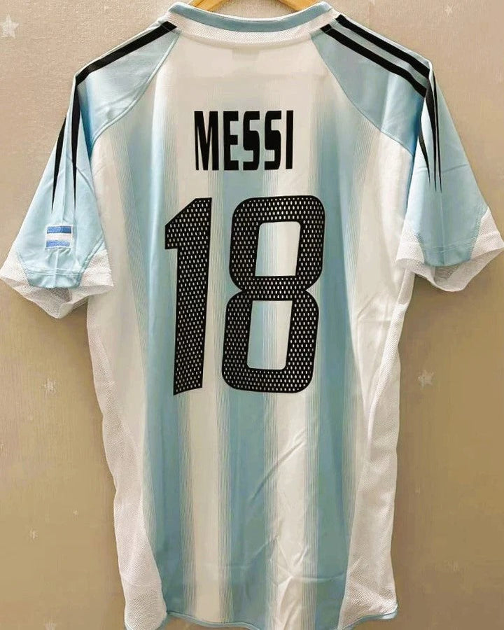 Argentina 04/05 Home Retro Shirt - MESSI #18