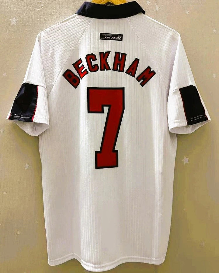 England 98/99 Home Retro Shirt - BECKHAM #7