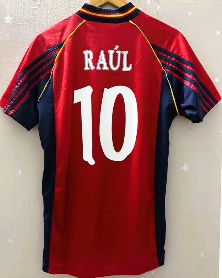 Spain 98/99 Home Retro Shirt - RAUL #10