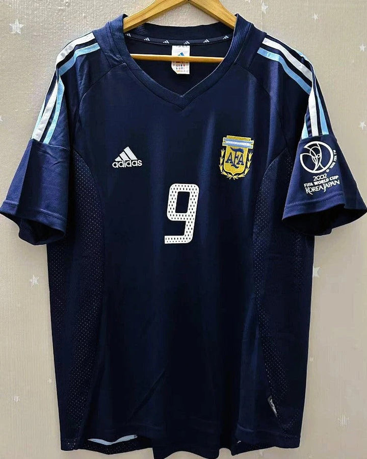 Argentina 02/03 Away Retro Shirt - BATISTUTA #9 (+Patches)