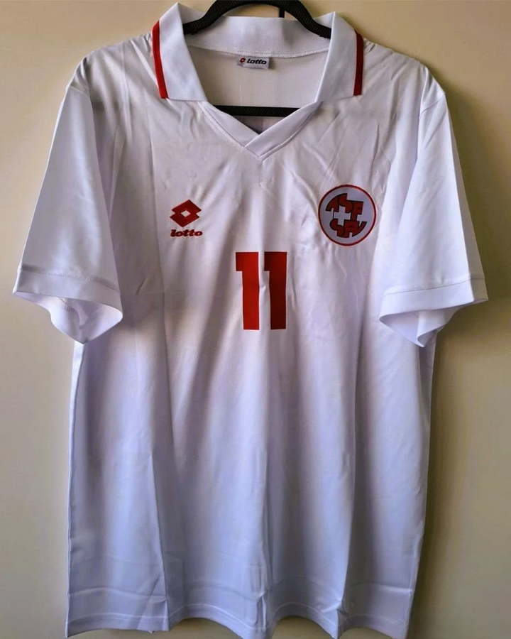 Switzerland 94/95 Away Retro Shirt - CHAPUISAT #11