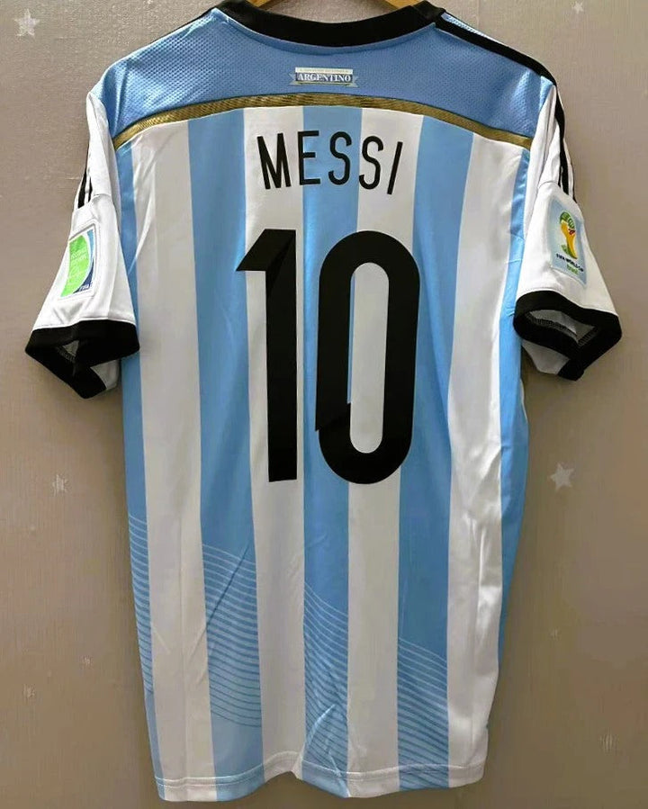 Argentina 14/15 Home Retro Shirt - MESSI #10 (+Patches)