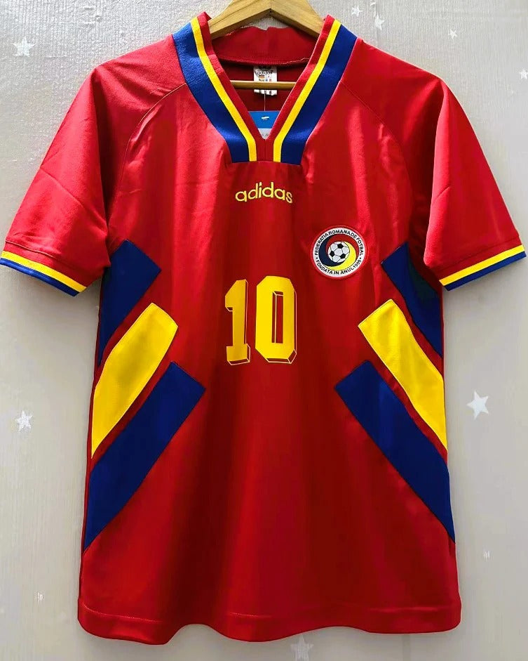 Romania 94/95 Away Retro Shirt - HAGI #10