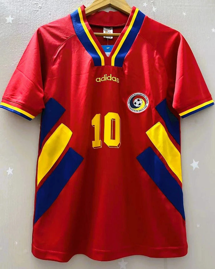 Romania 94/95 Away Retro Shirt - HAGI #10