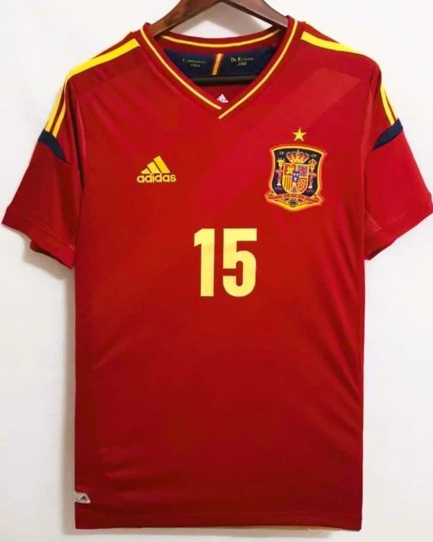 Spain 12/13 Home Retro Shirt - RAMOS #15