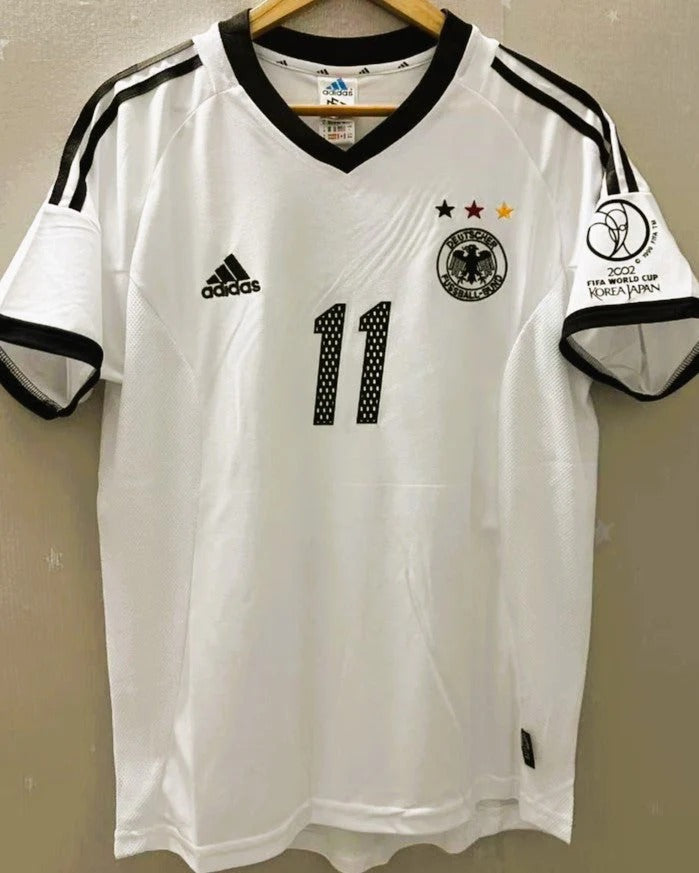 Germany 02/03 Home Retro Shirt - KLOSE #11 (+Patches)
