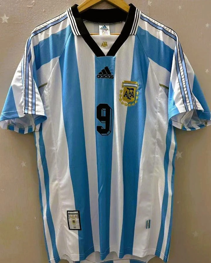 Argentina 98/99 Home Retro Shirt - BATISTUTA #9
