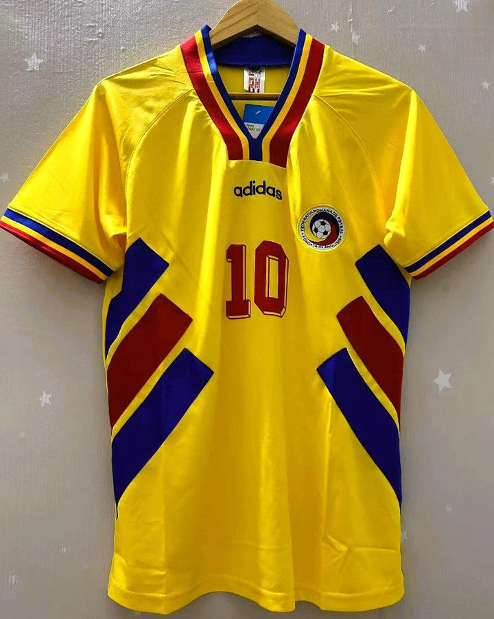 Romania 94/95 Home Retro Shirt - HAGI GHEORGHE #10