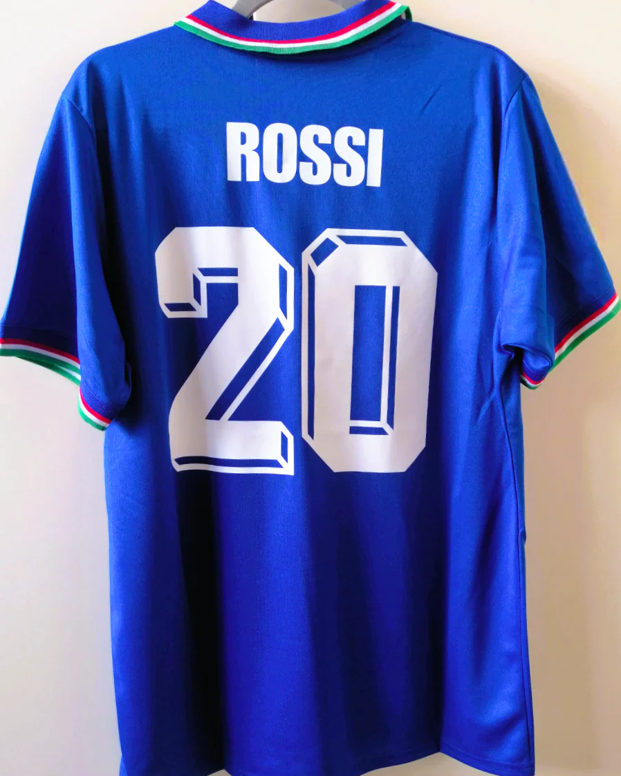 Italy 82/83 Home Retro Shirt - ROSSI #20