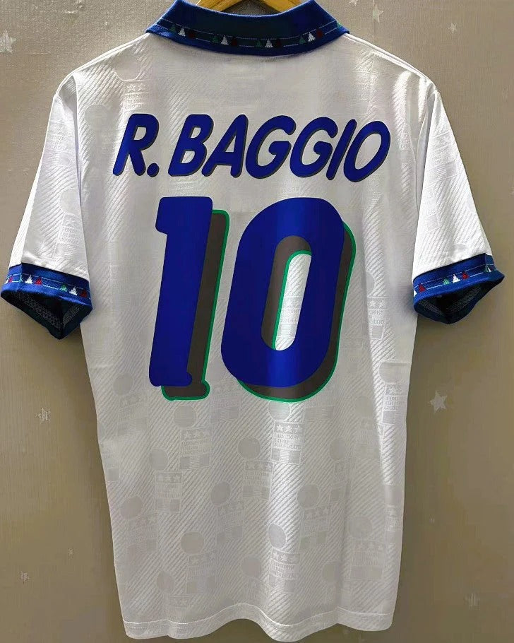 Italy 94/95 Away Retro Shirt - BAGGIO ROBERTO #10