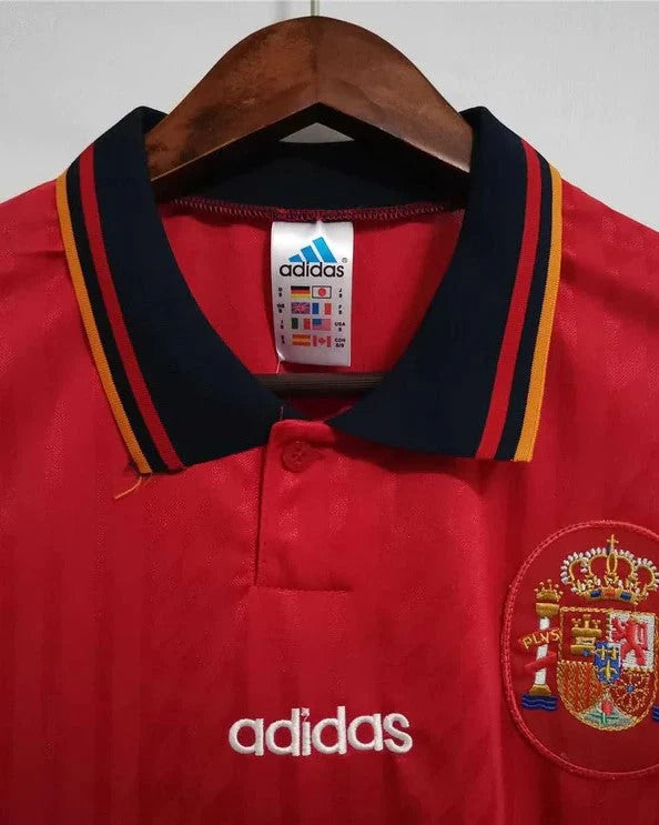 Spain 94/95 Home Retro Shirt - GUARDIOLA #9
