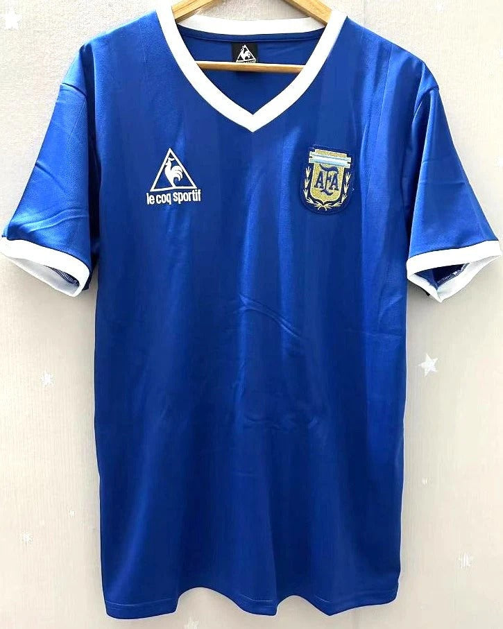 Argentina 86/87 Away Retro Shirt - MARADONA #10