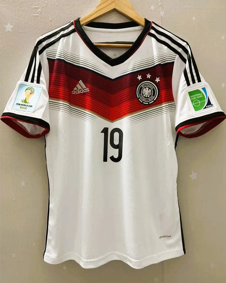 Germany 14/15 Home Retro Shirt - GOTZE #19 (+Patches)