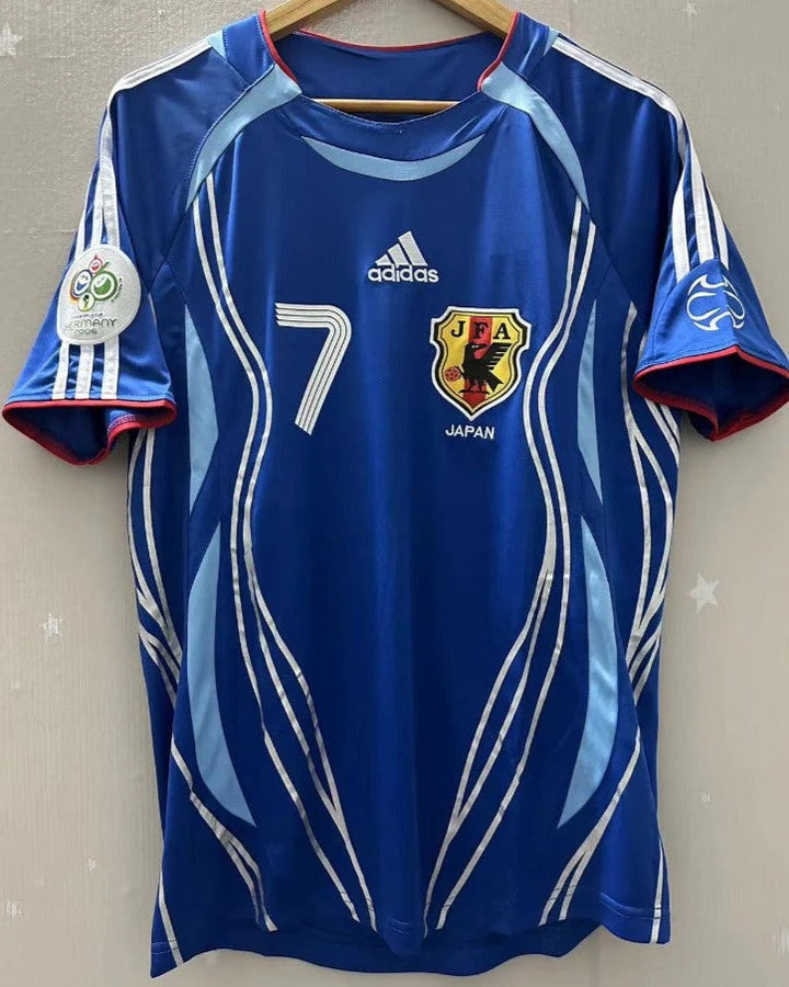 Japan 06/07 Home Retro Shirt - NAKATA #7 (+Patches)
