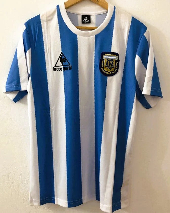 Argentina 86/87 Home Retro Shirt - MARADONA #10