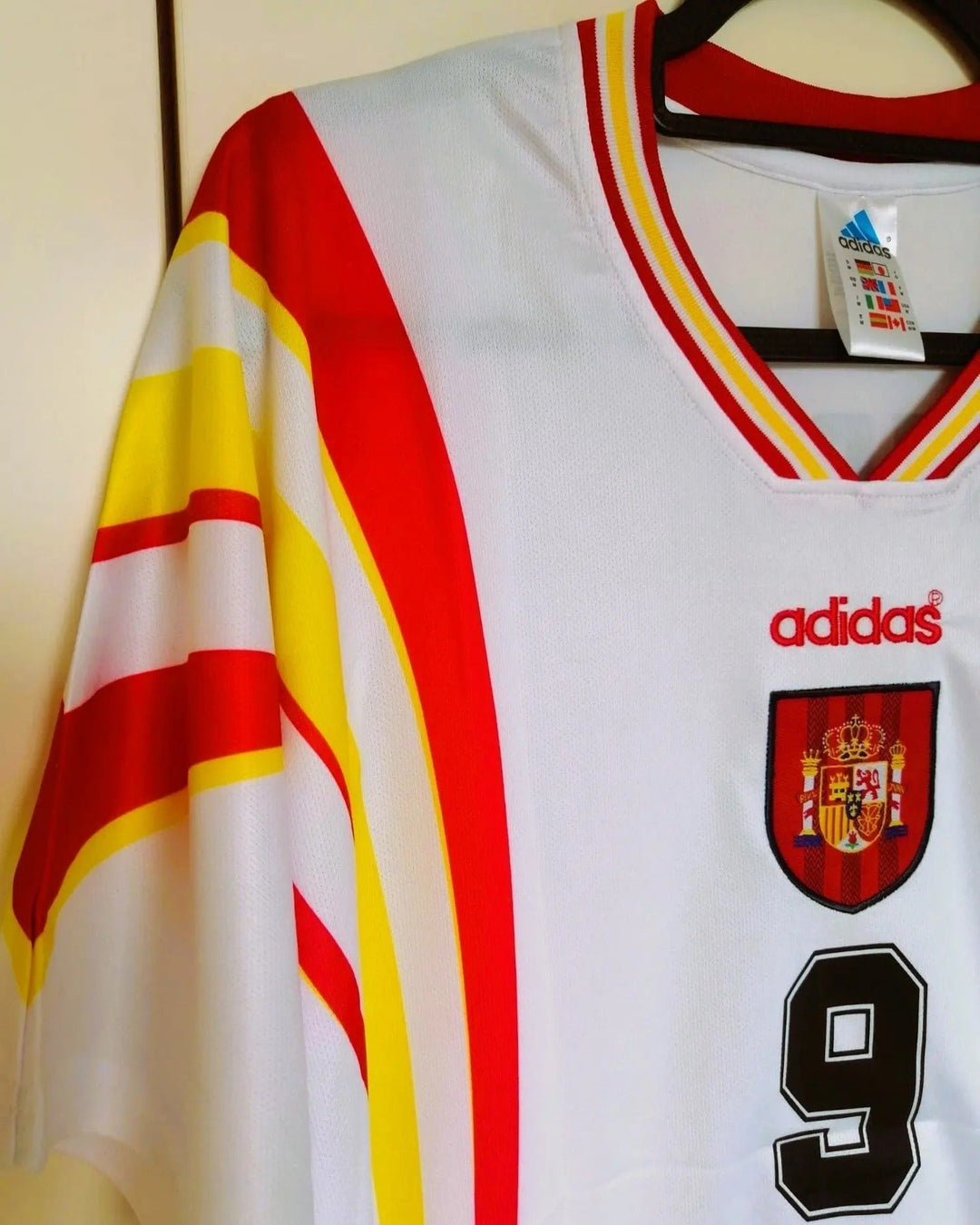 Spain 96/97 Third Retro Shirt - HIERRO #9