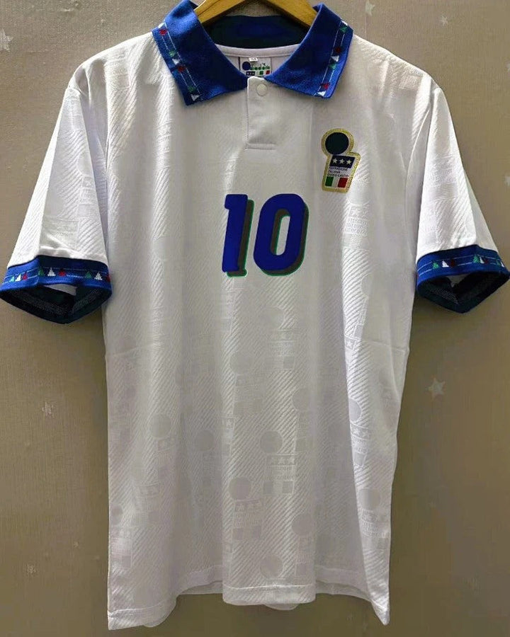 Italy 94/95 Away Retro Shirt - BAGGIO ROBERTO #10