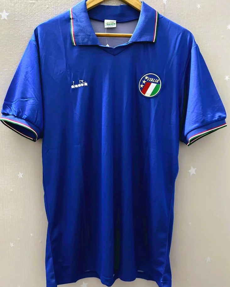 Italy 90/91 Home Retro Shirt - MALDINI #7