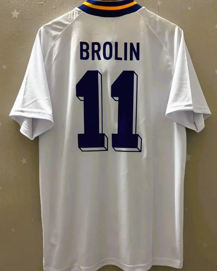 Sweden 94/95 Away Retro Shirt - BROLIN #11