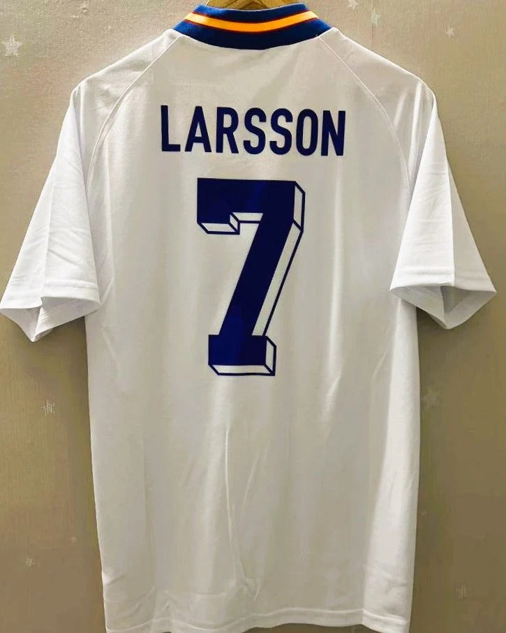Sweden 94/95 Away Retro Shirt - LARSSON #7