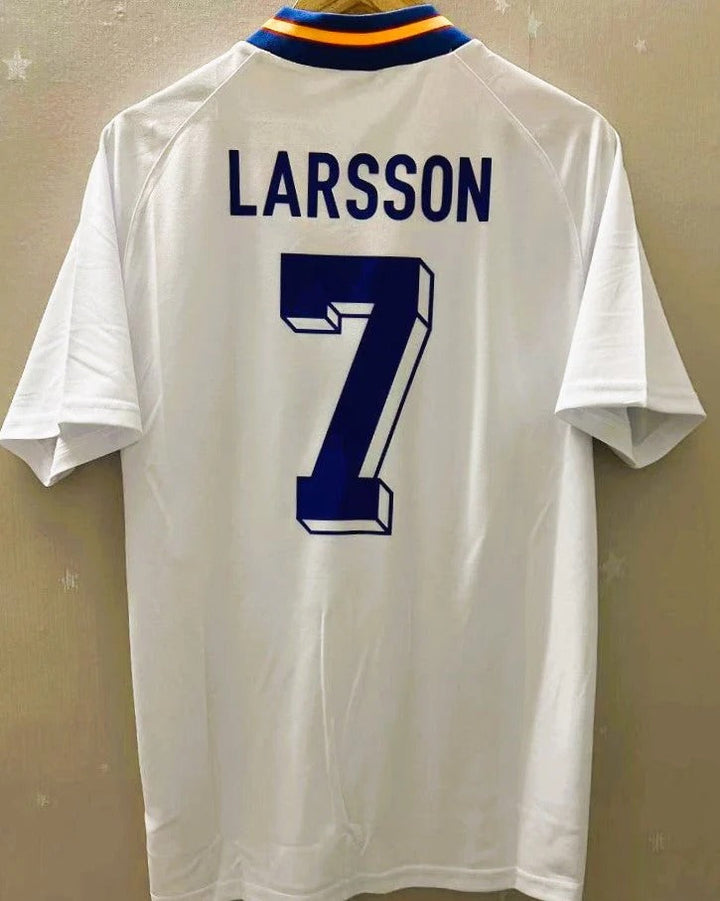 Sweden 94/95 Away Retro Shirt - LARSSON #7