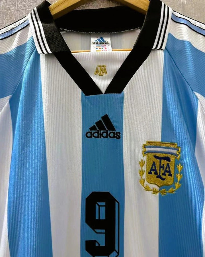 Argentina 98/99 Home Retro Shirt - BATISTUTA #9