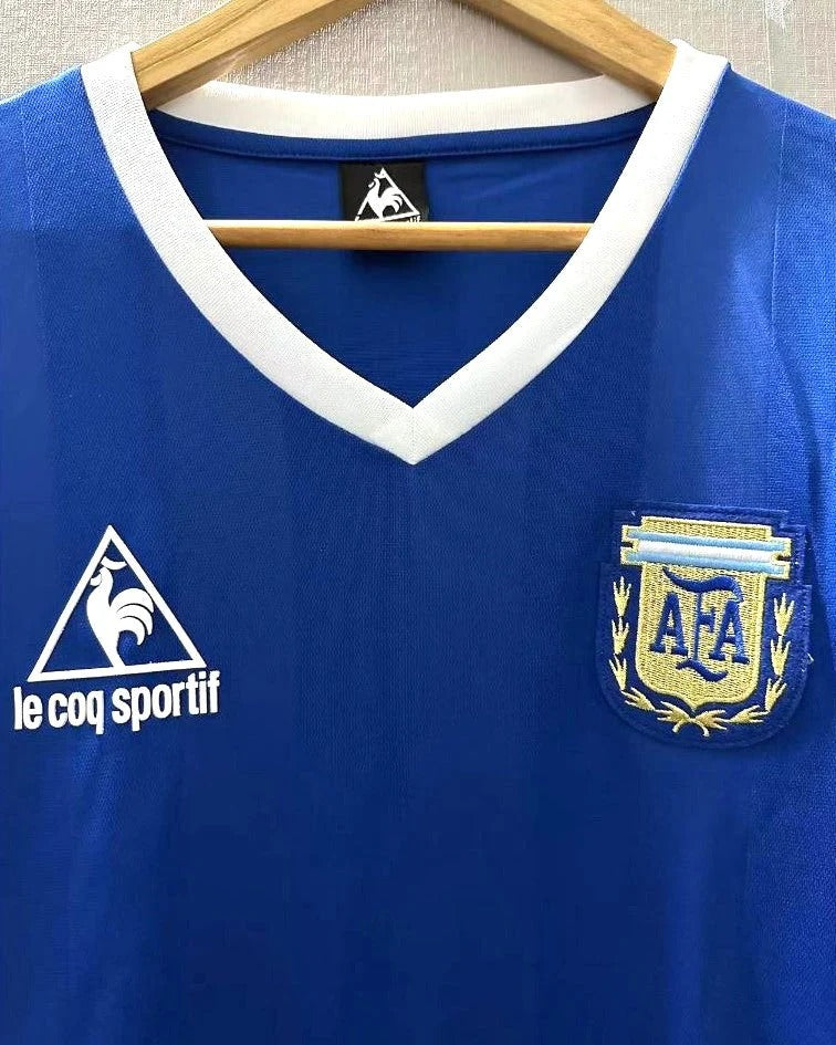 Argentina 86/87 Away Retro Shirt - MARADONA #10