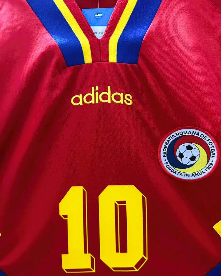 Romania 94/95 Away Retro Shirt - HAGI #10