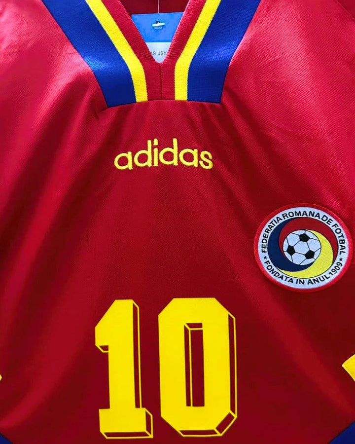 Romania 94/95 Away Retro Shirt - HAGI #10
