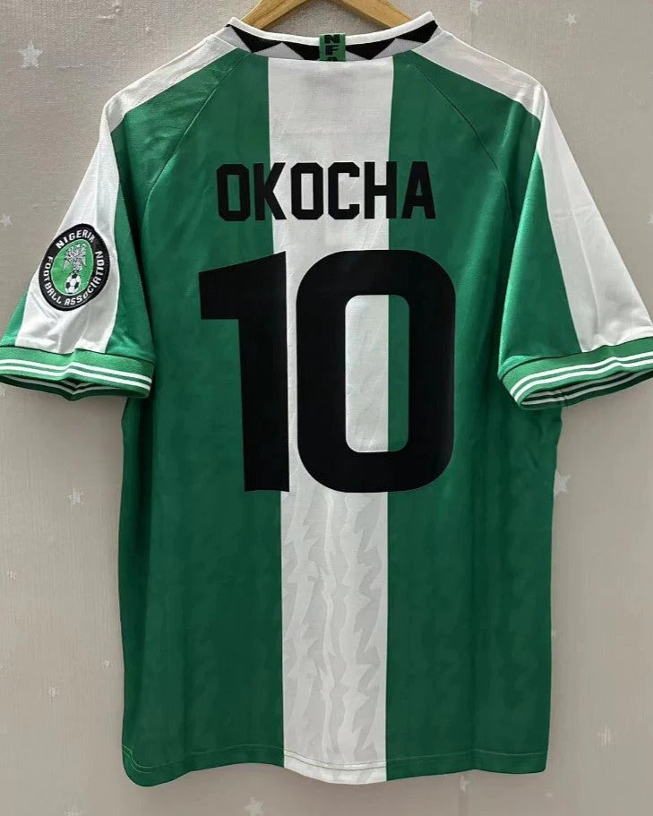 Nigeria 96/97 Home Retro Shirt - OKOCHA #10 (+Patches)