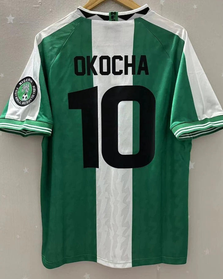 Nigeria 96/97 Home Retro Shirt - OKOCHA #10 (+Patches)