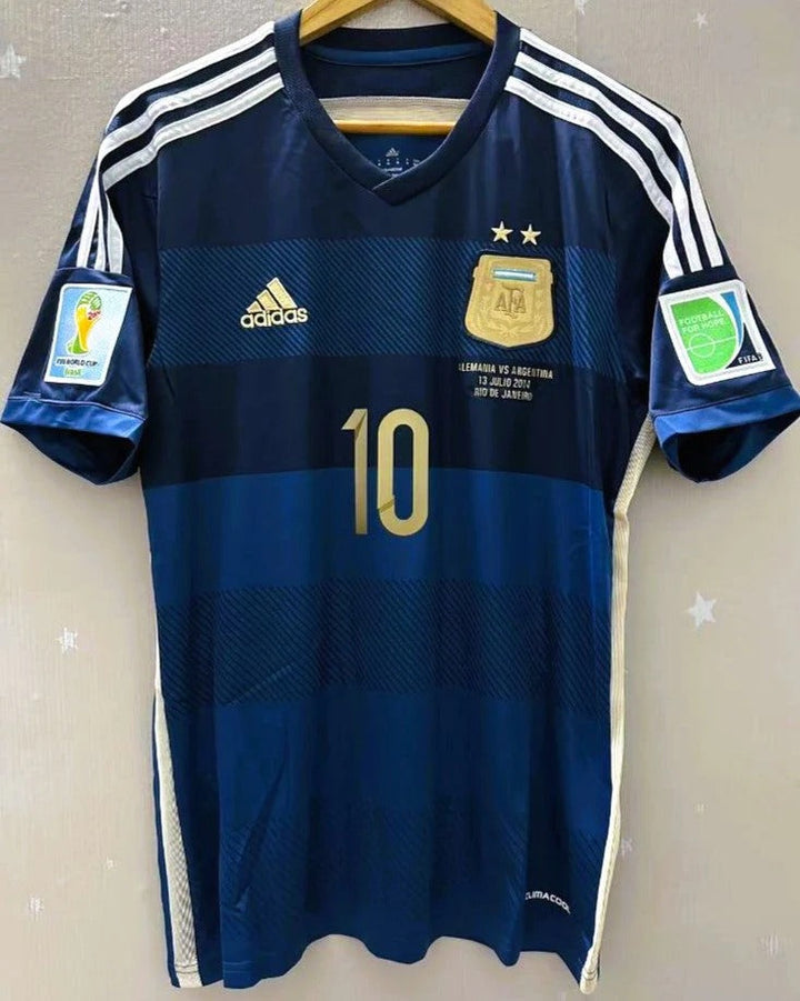 Argentina 14/15 Away Retro Shirt - MESSI #10 (+Patches)