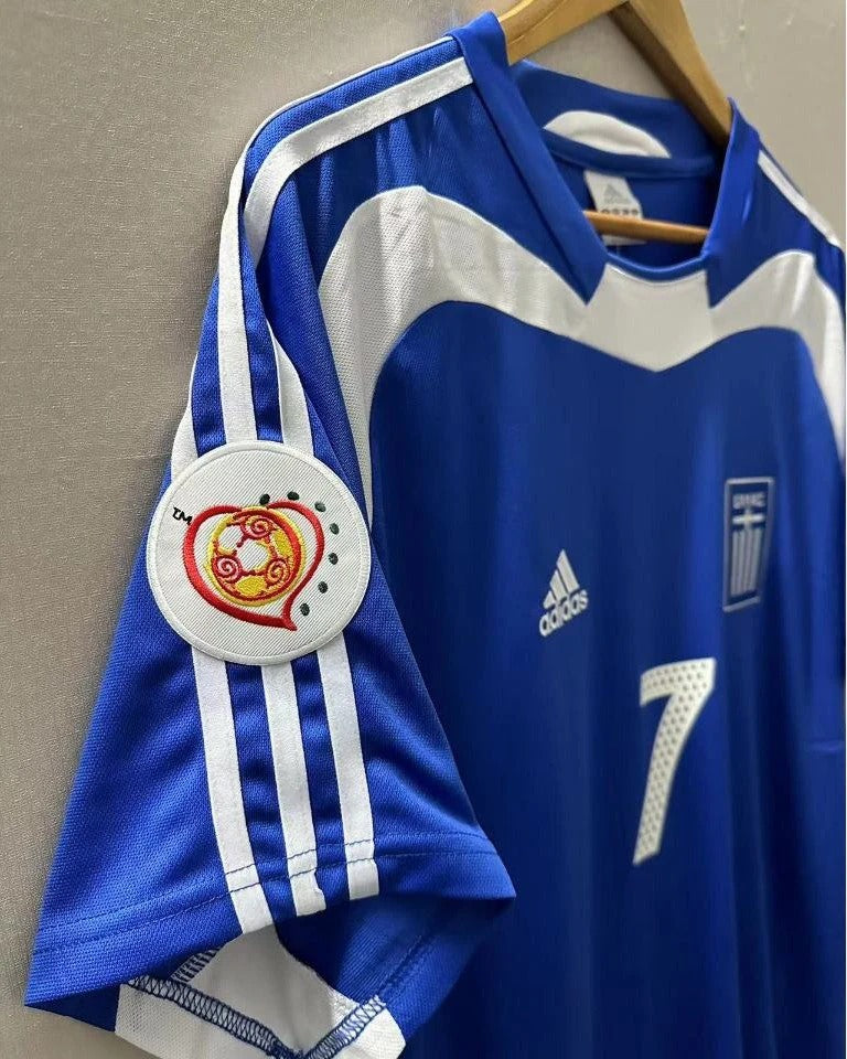 Greece 04/05 Home Retro Shirt - ZAGORAKIS #7 (+Patches)