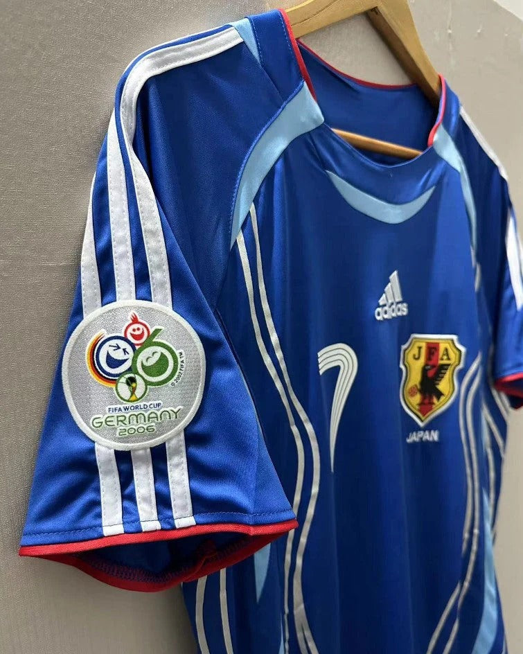 Japan 06/07 Home Retro Shirt - NAKATA #7 (+Patches)