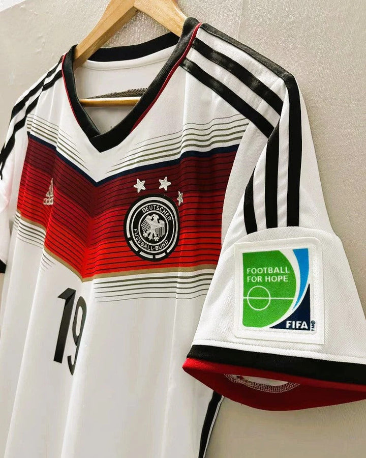 Germany 14/15 Home Retro Shirt - GOTZE #19 (+Patches)