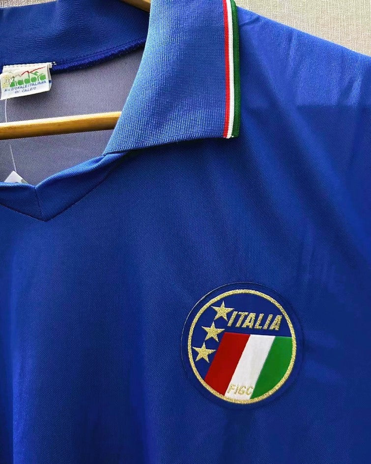 Italy 90/91 Home Retro Shirt - MALDINI #7