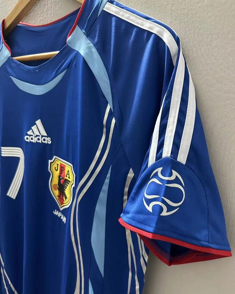 Japan 06/07 Home Retro Shirt - NAKATA #7 (+Patches)