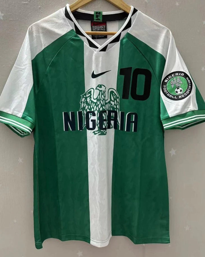 Nigeria 96/97 Home Retro Shirt - OKOCHA #10 (+Patches)
