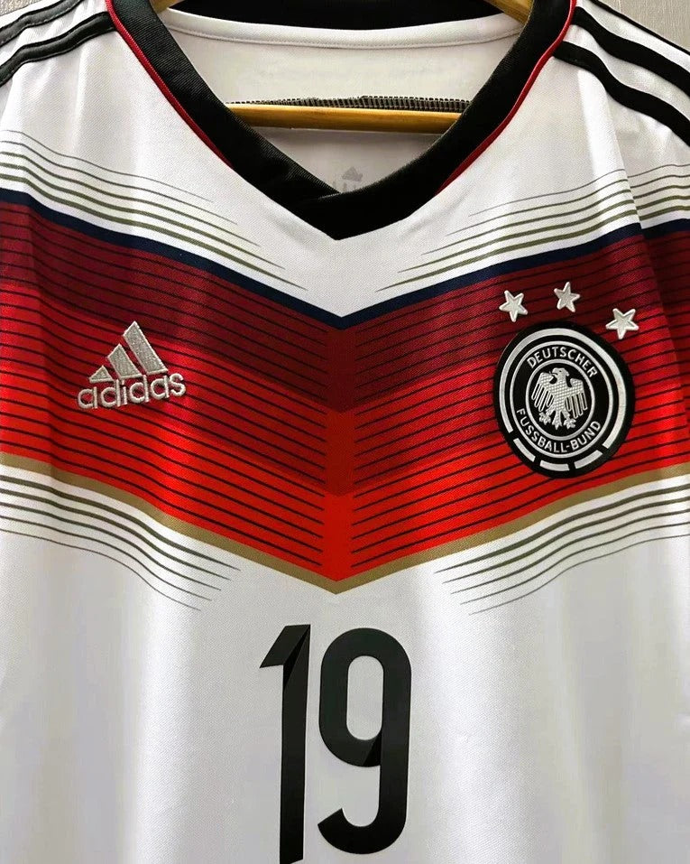 Germany 14/15 Home Retro Shirt - GOTZE #19 (+Patches)