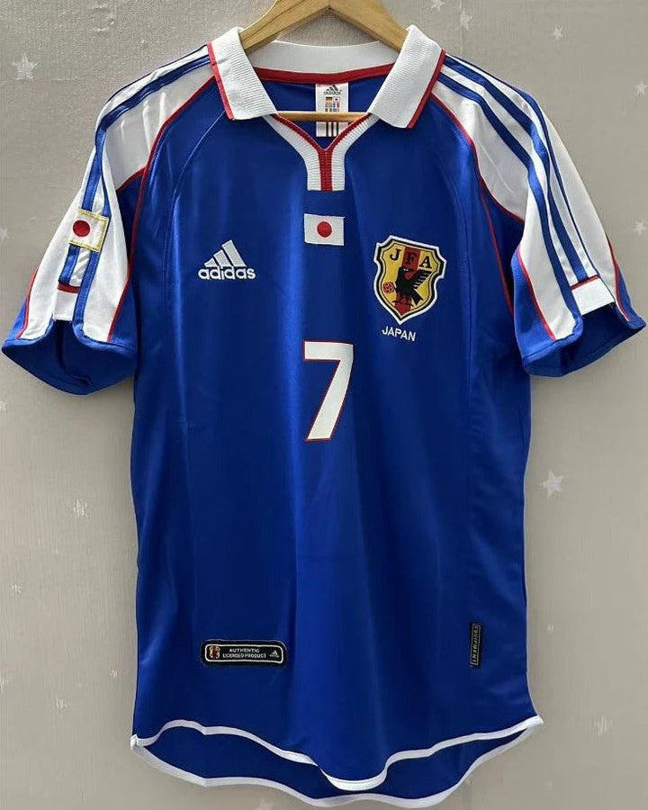 Japan 00/01 Home Retro Shirt - NAKATA #7 (+Patches)